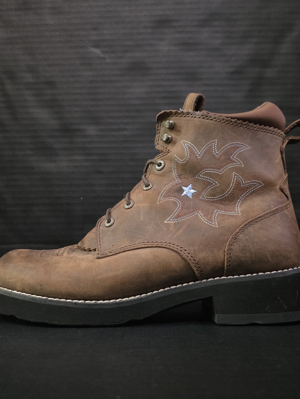 Ariat Womens Driftwood Brown Probably Lacer Boot Size 11 - Picture 2 of 10